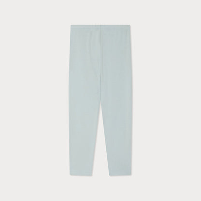 女童冰蓝色棉打底裤