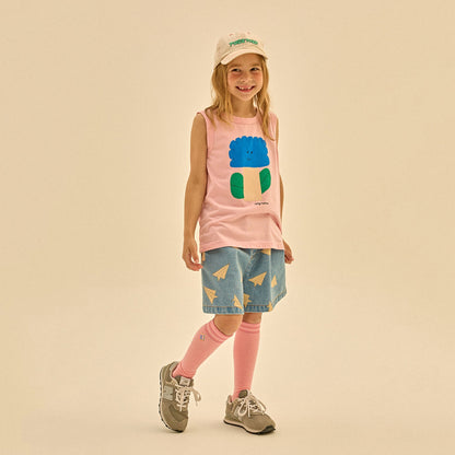 儿童粉色棉袜套装(2件)