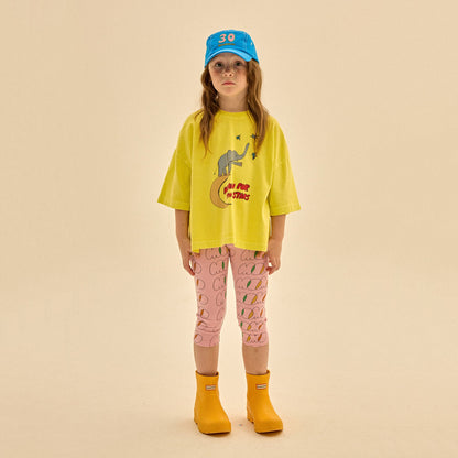 儿童黄色大象棉T恤