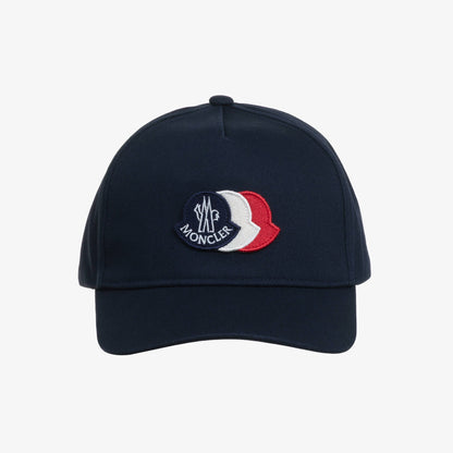 男童藏青色Logo棉棒球帽