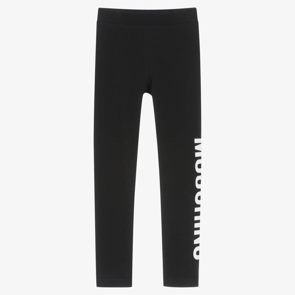 女童黑色棉打底裤