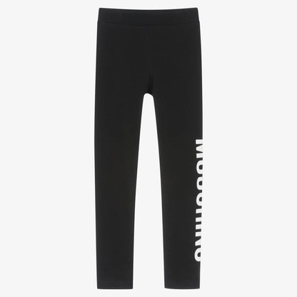 女童黑色棉打底裤