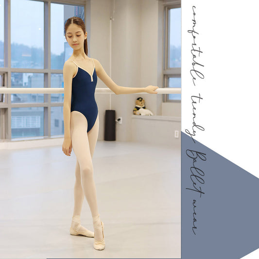 女童藏蓝色芭蕾舞连体衣(Tulip Bright Navy Leotard/navy)