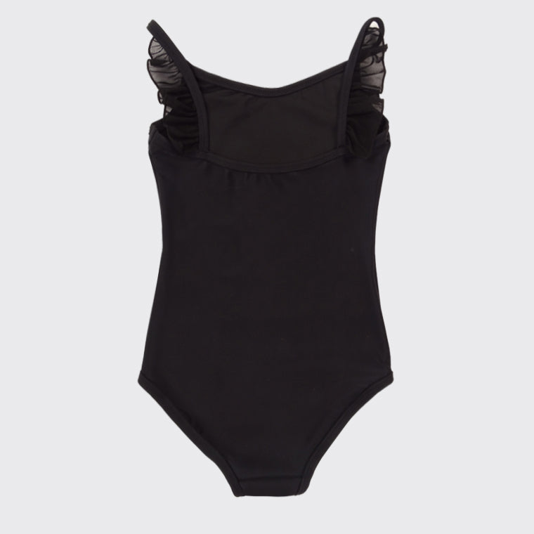 女童黑色芭蕾舞连体衣
