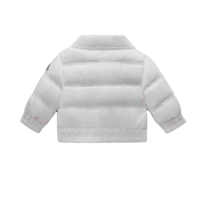 婴儿白色"ODIT"羽绒夹克