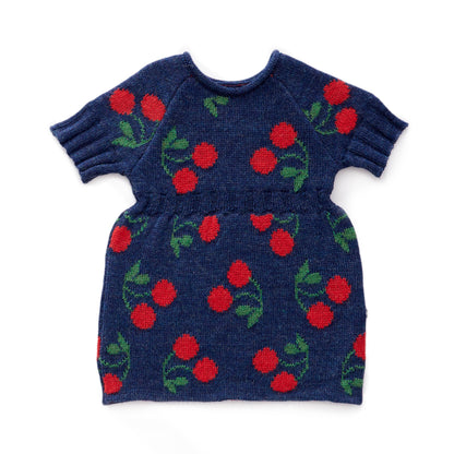 Baby Girls Indigo & Red Baby Alpaca Dress