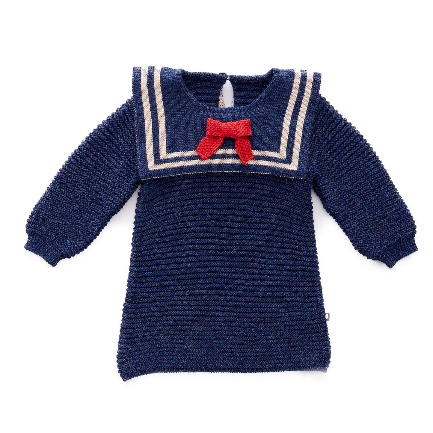 Baby Girls Indigo Baby Alpaca Dress