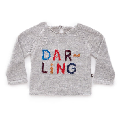Baby Light Grey Baby Alpaca Sweater