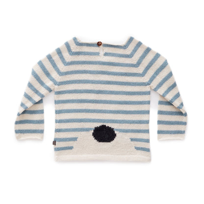 Baby Miat Stripes Baby Alpaca Panda Sweater