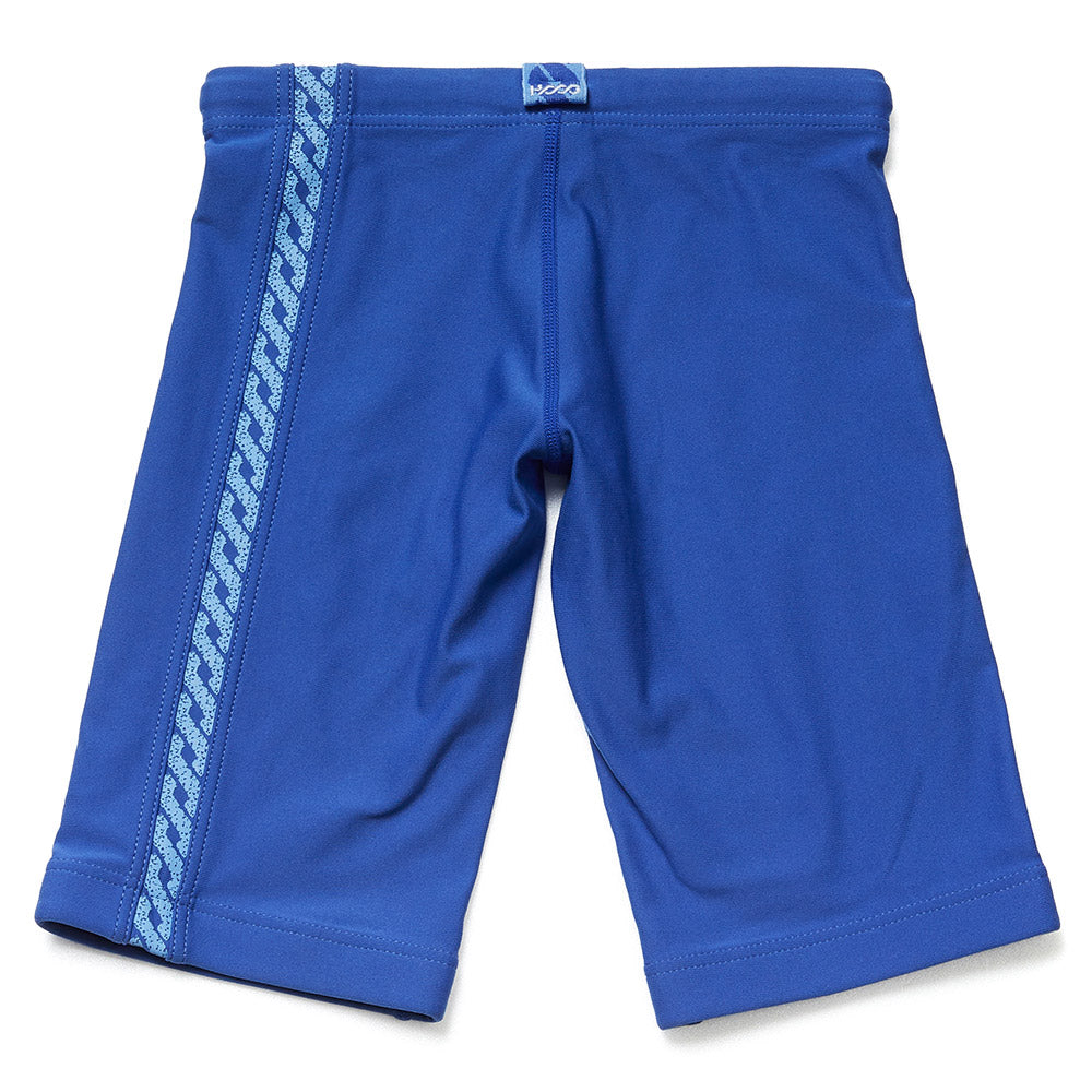 男童蓝色专业泳裤