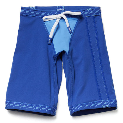 男童蓝色专业泳裤