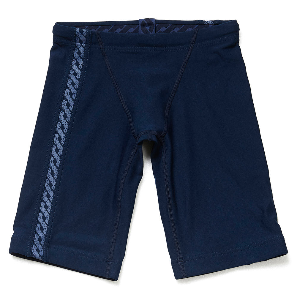 男童藏青色专业泳裤