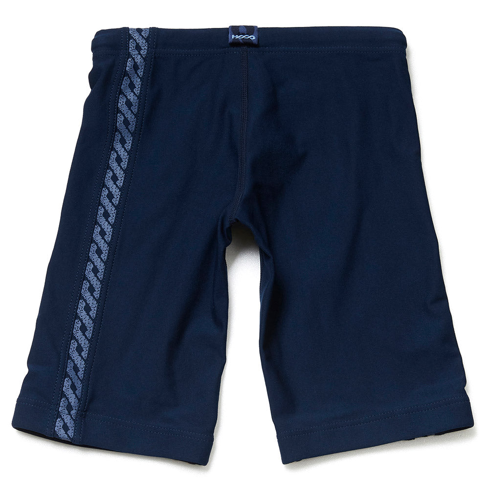 男童藏青色专业泳裤