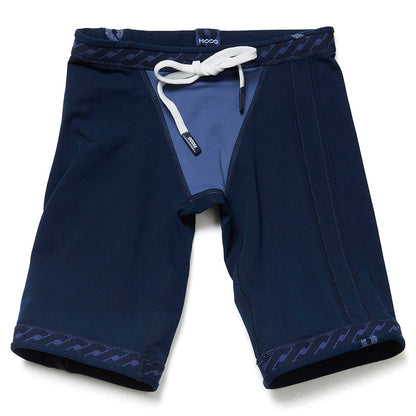 男童藏青色专业泳裤