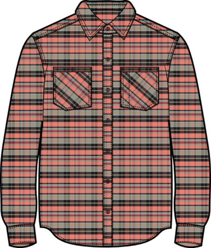 Men's Favorite Flannel Long Sleee