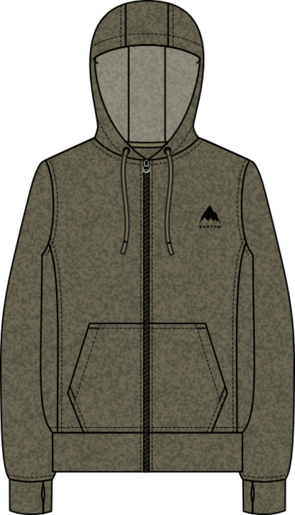 Men's Oak Full-Zip Fleece