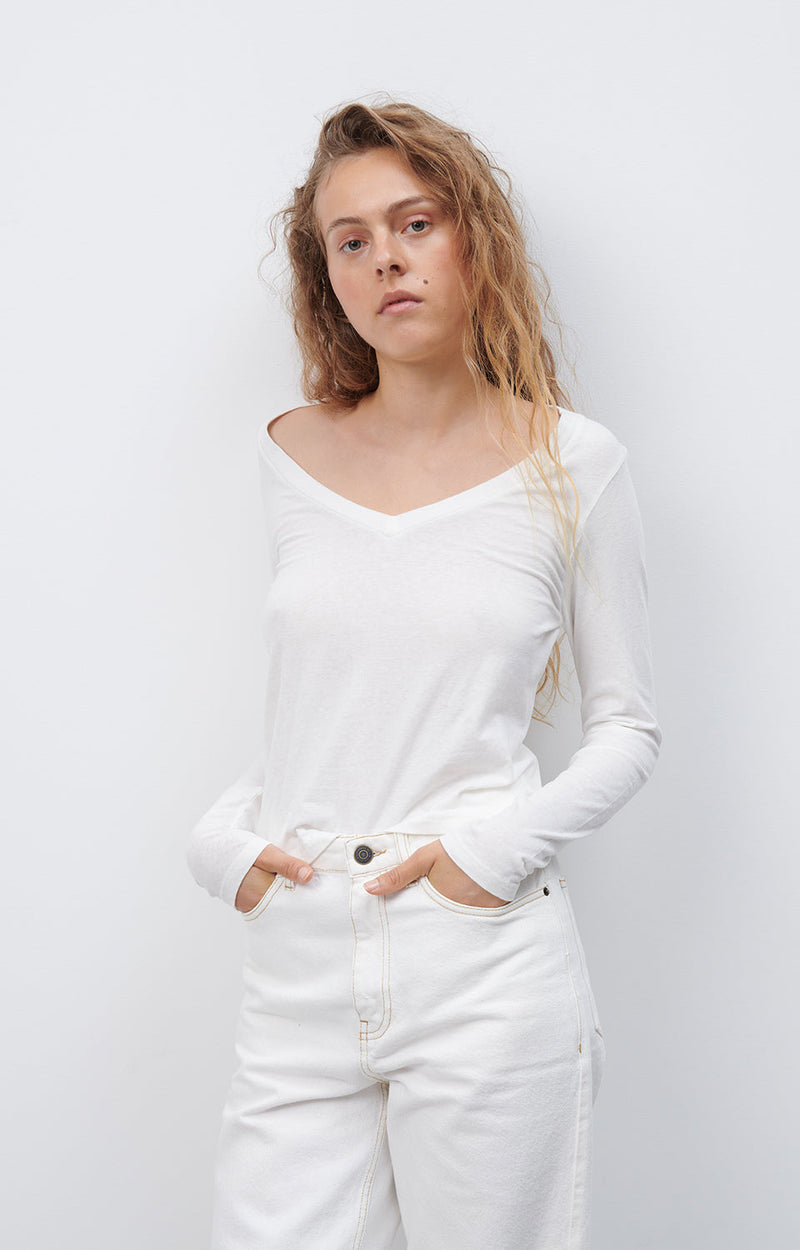 T-SHIRT AJUSTE ML COL V