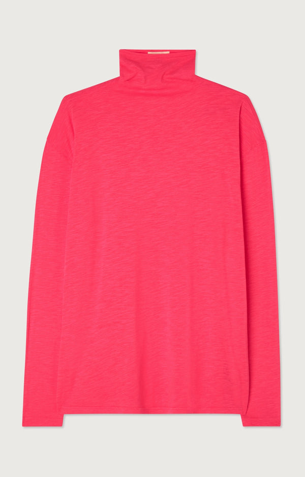TEE-SHIRT AMPLE ML COL ROULE