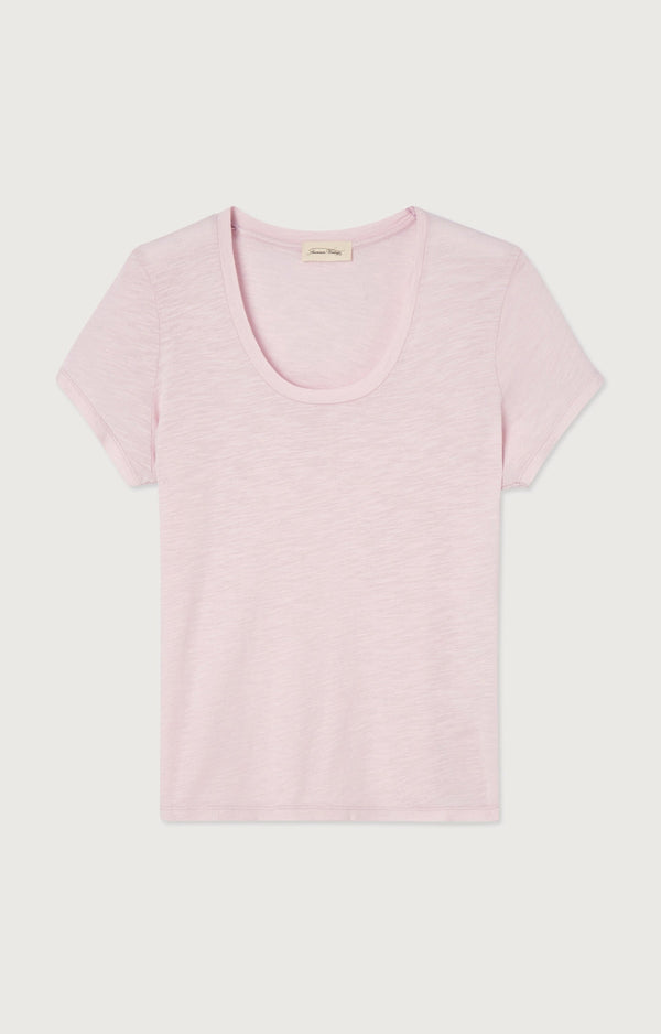T-SHIRT DROIT MC COL U
