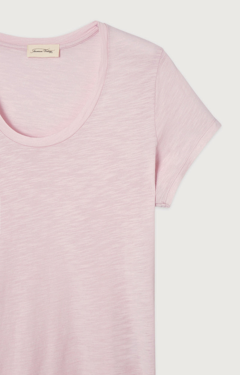 T-SHIRT DROIT MC COL U