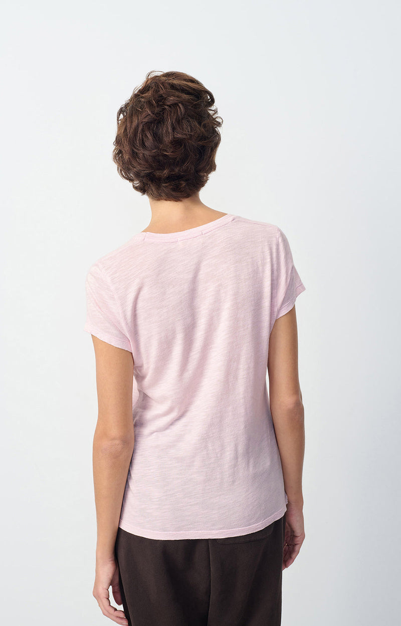 T-SHIRT DROIT MC COL U