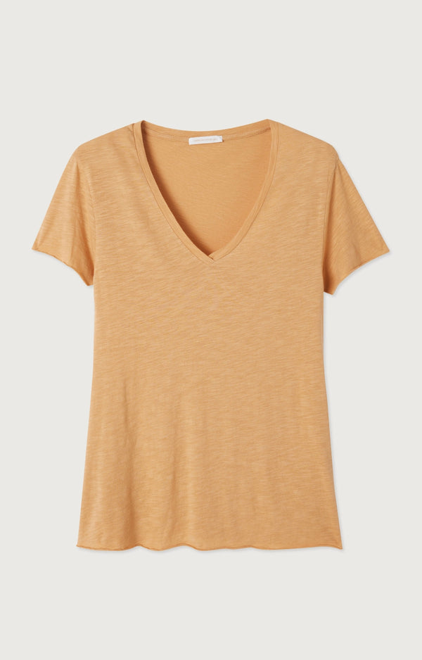 T-SHIRT TRAPEZE MC COL V