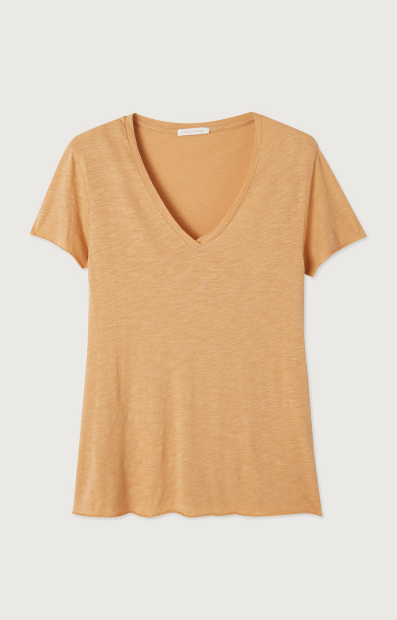 T-SHIRT TRAPEZE MC COL V