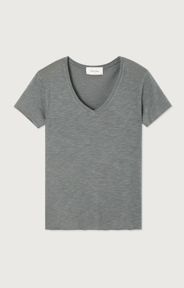 T-SHIRT TRAPEZE MC COL V