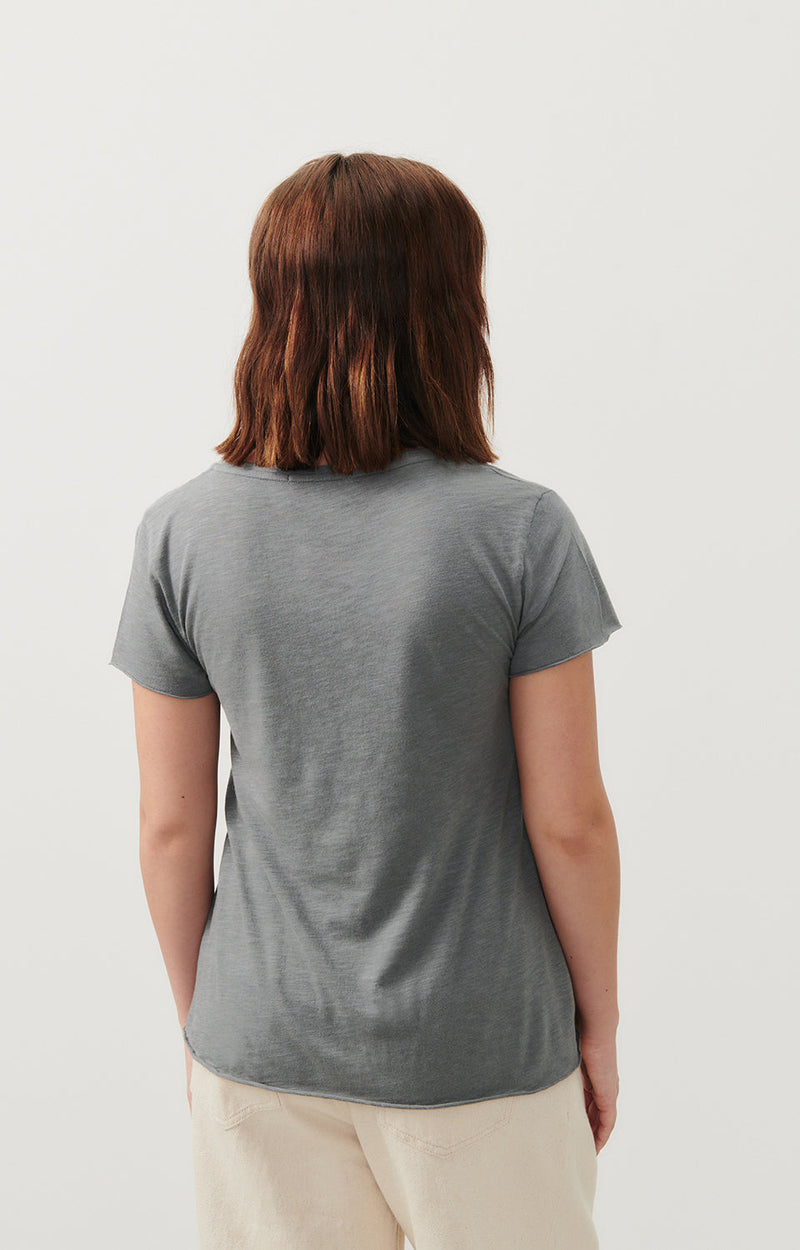 T-SHIRT TRAPEZE MC COL V