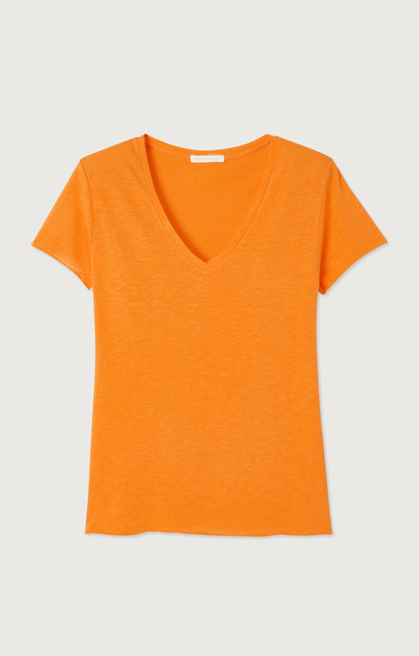 T-SHIRT TRAPEZE MC COL V