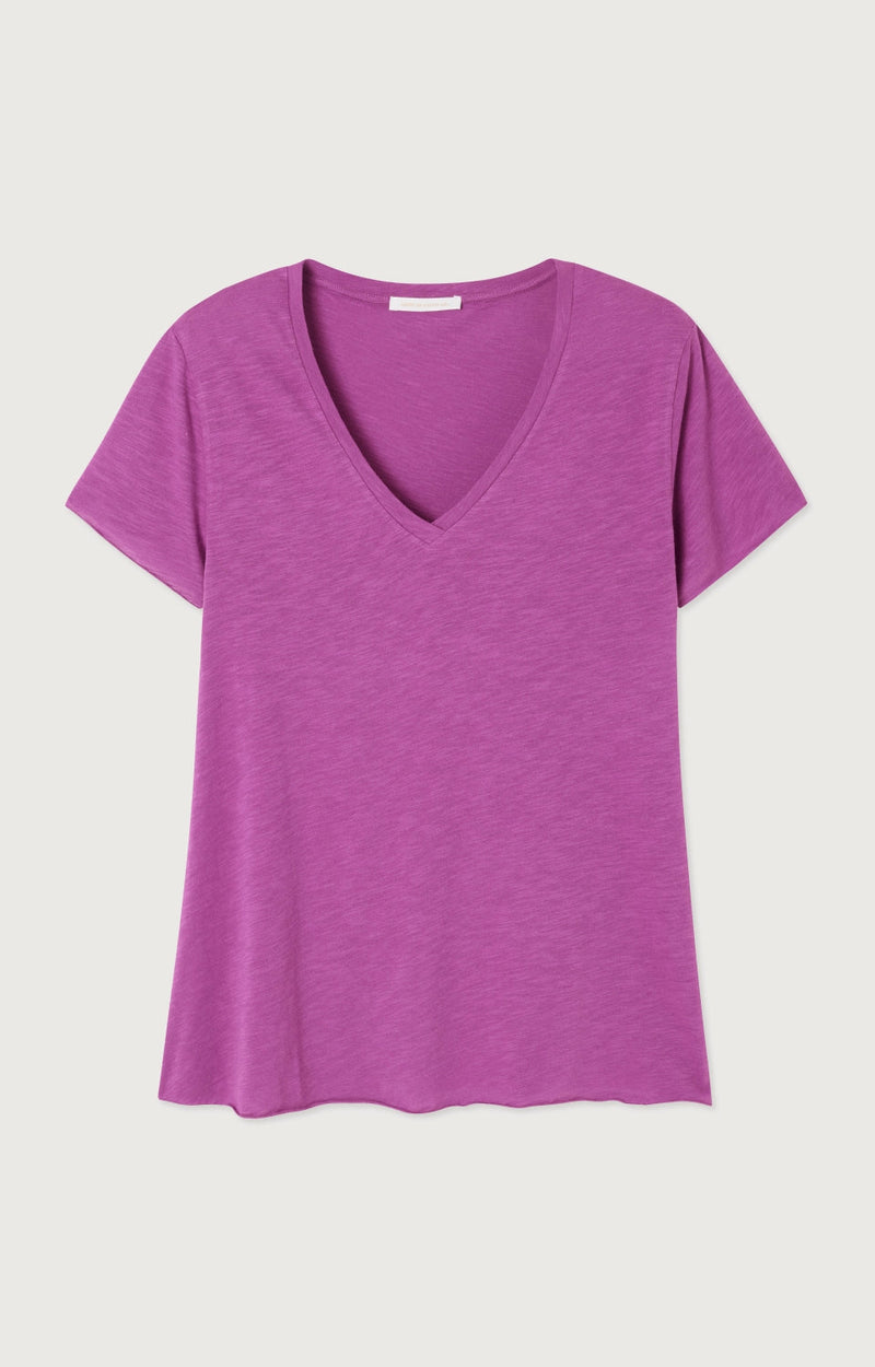 T-SHIRT TRAPEZE MC COL V