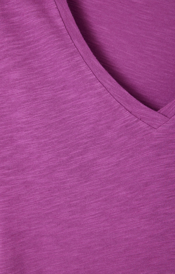 T-SHIRT TRAPEZE MC COL V