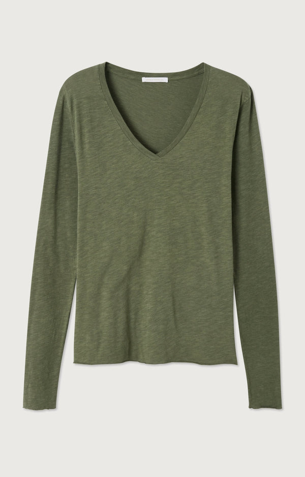 T-SHIRT TRAPEZE ML COL V