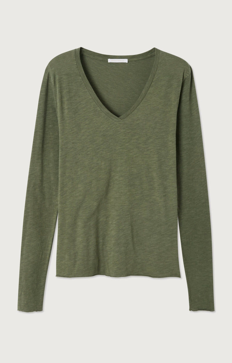 T-SHIRT TRAPEZE ML COL V