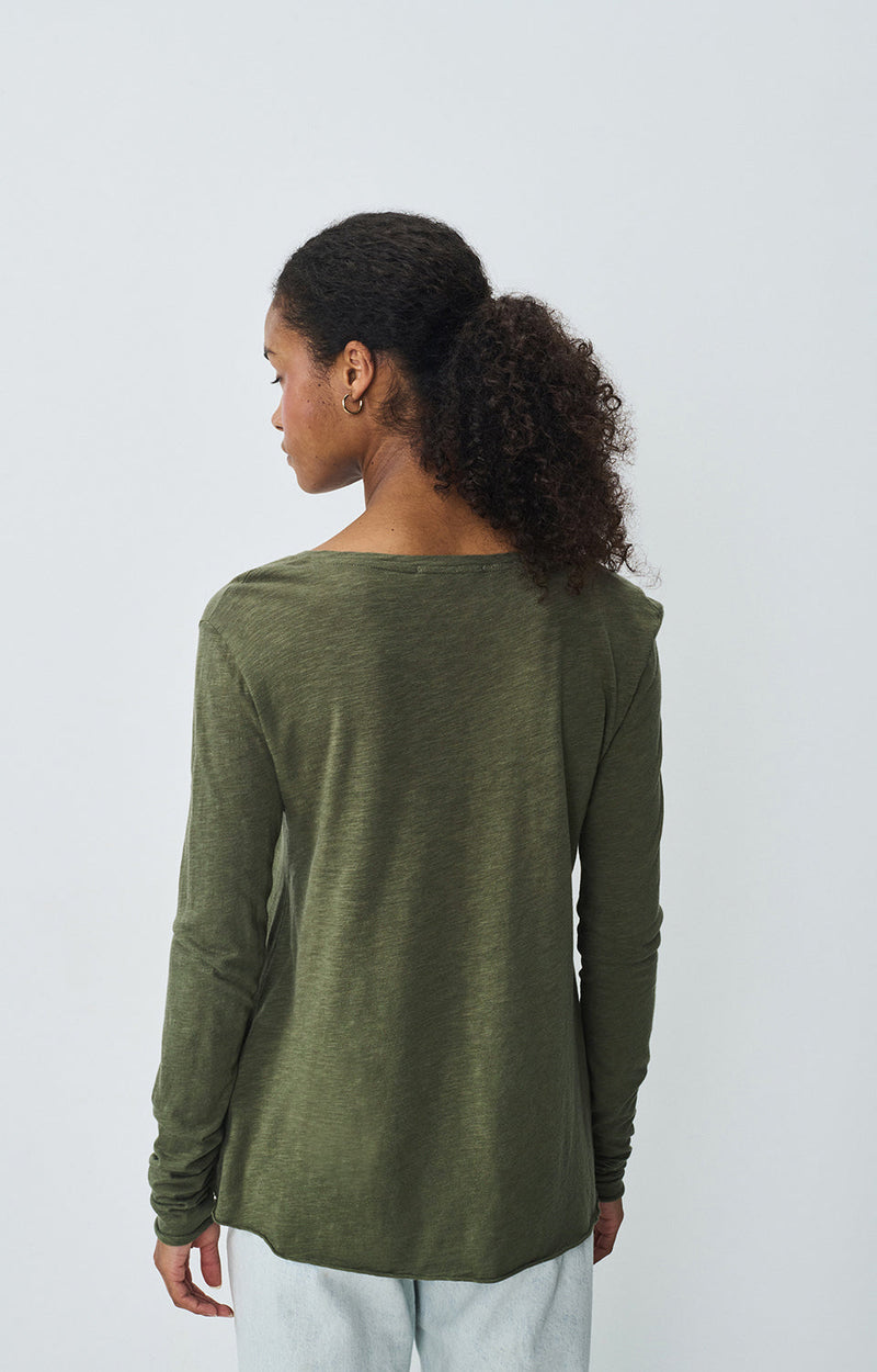 T-SHIRT TRAPEZE ML COL V