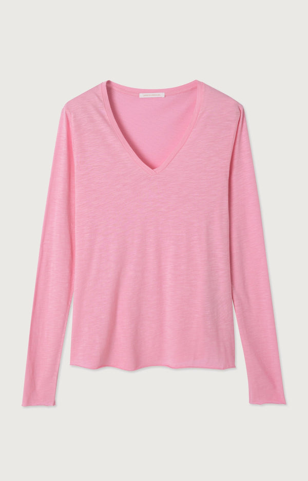 T-SHIRT TRAPEZE ML COL V