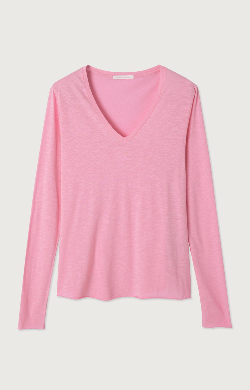 T-SHIRT TRAPEZE ML COL V