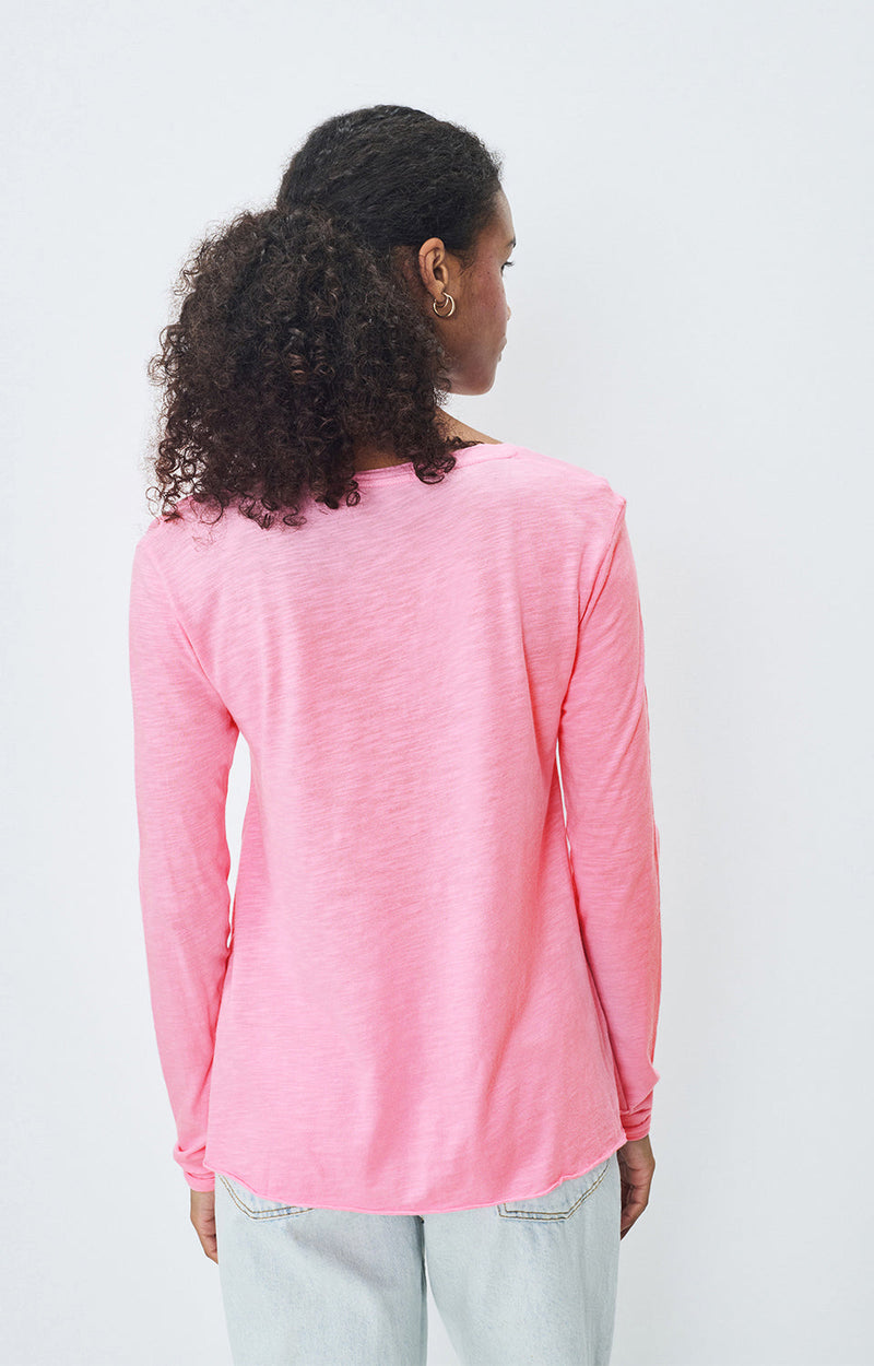 T-SHIRT TRAPEZE ML COL V