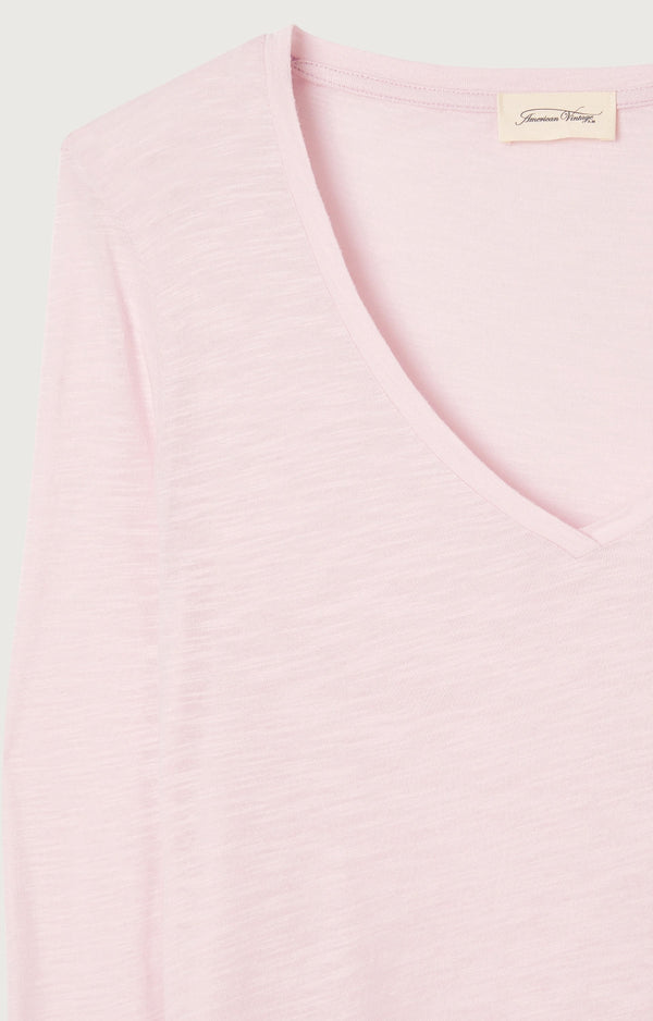 T-SHIRT TRAPEZE ML COL V