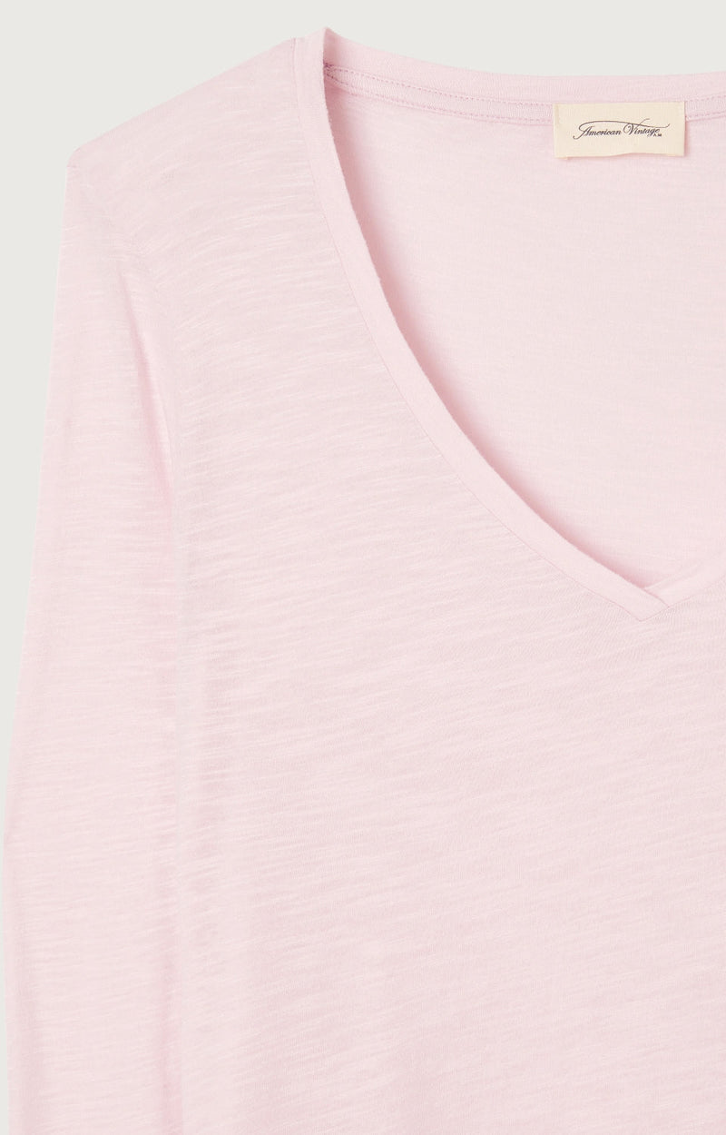 T-SHIRT TRAPEZE ML COL V