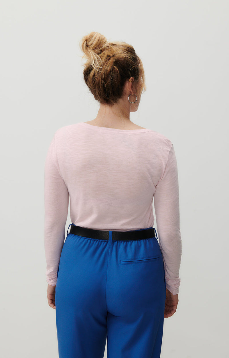 T-SHIRT TRAPEZE ML COL V