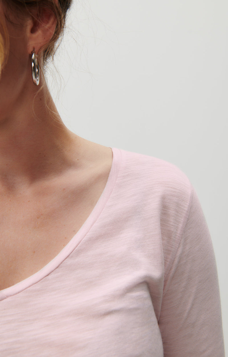 T-SHIRT TRAPEZE ML COL V