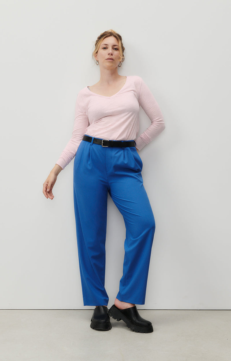 T-SHIRT TRAPEZE ML COL V