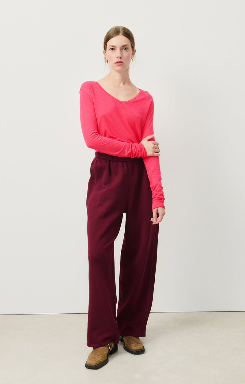 T-SHIRT TRAPEZE ML COL V