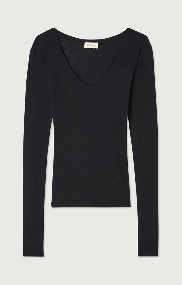TEE-SHIRT AJUSTE ML COL V