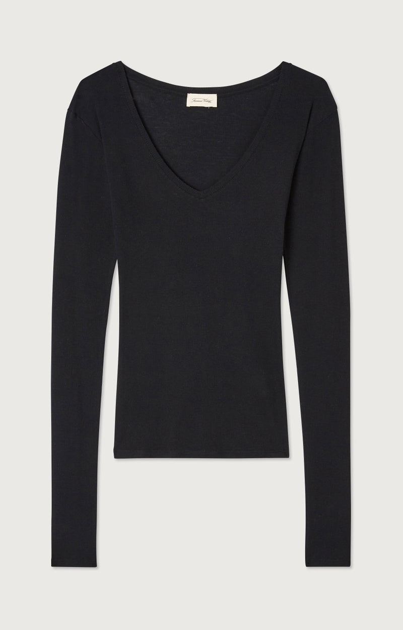 TEE-SHIRT AJUSTE ML COL V