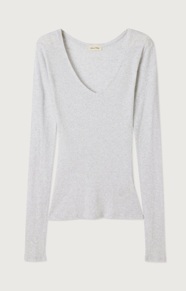TEE-SHIRT AJUSTE ML COL V