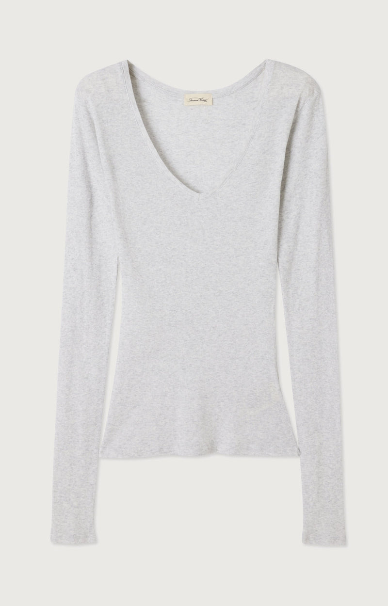TEE-SHIRT AJUSTE ML COL V