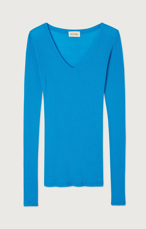 TEE-SHIRT AJUSTE ML COL V