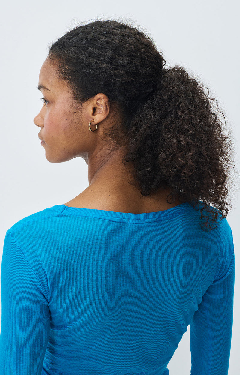 TEE-SHIRT AJUSTE ML COL V